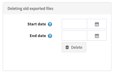 NopCommerce delete old exported files